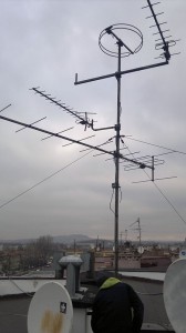 Modernizacja anteny zbiorczej w Będzinie.